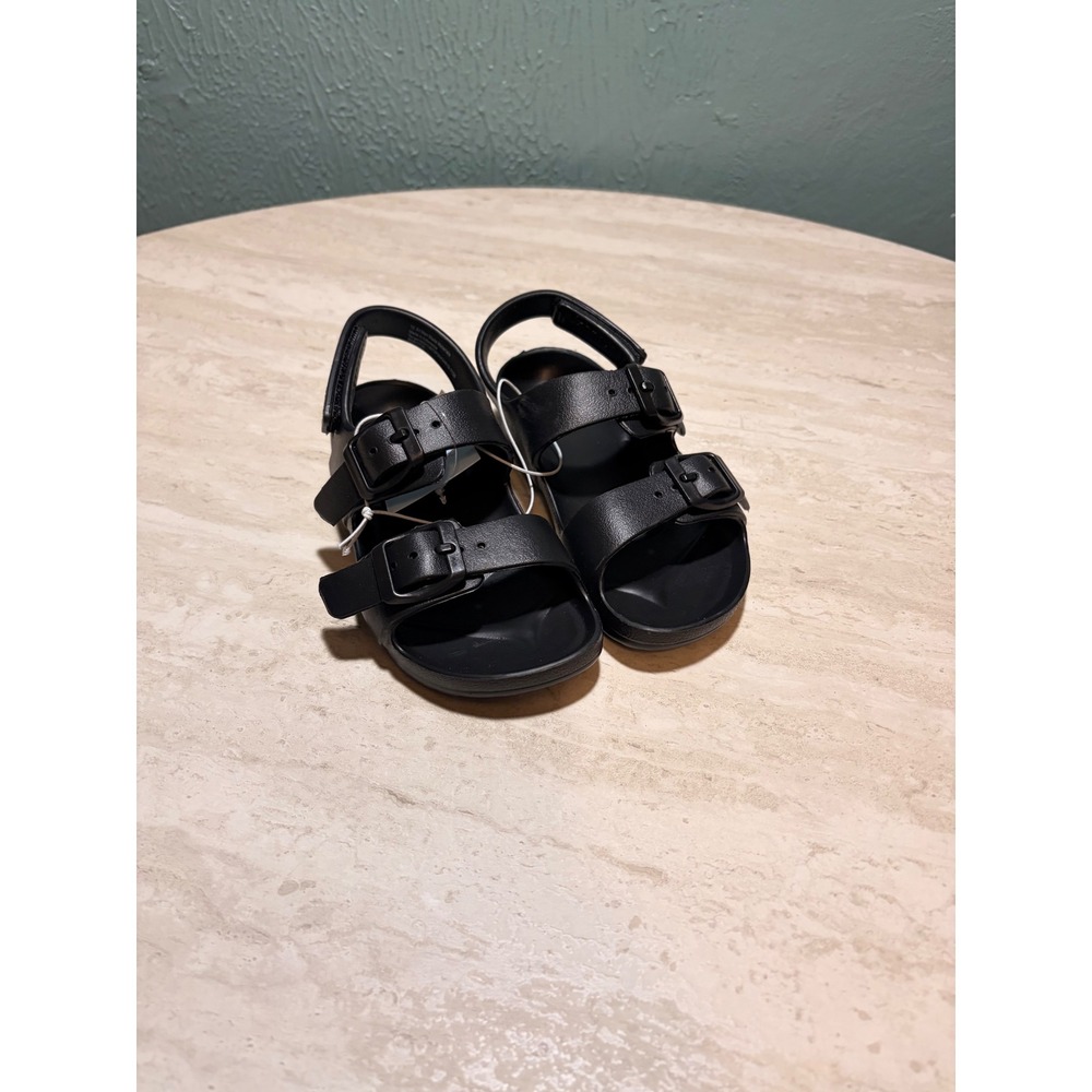 Cat & Jack Toddler Parker Double Strap Sandals Black Size 10 55777321